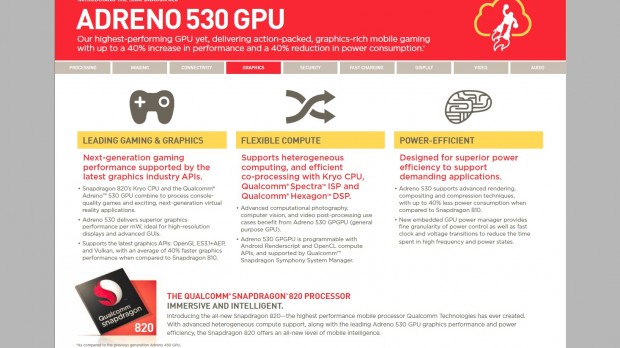 Infografik zur Adreno 530 (Bild: Qualcomm)