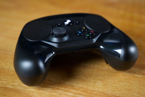 Der Steam Controller von vorne (Bilder: Michael Wieczorek/Golem.de)