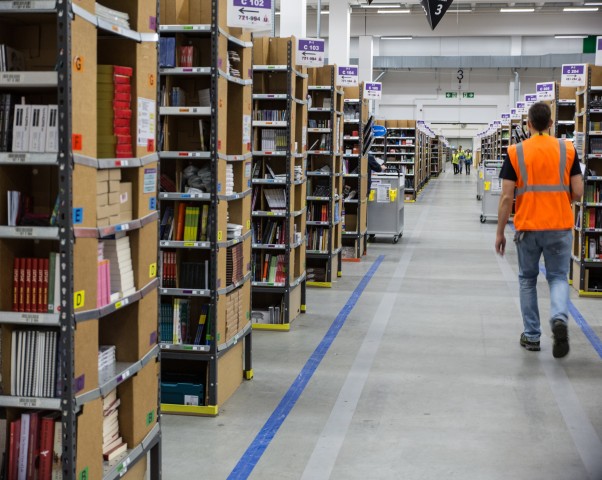 Das Amazon Fulfillment Center Brieselang ist die jüngste Niederlassung des Konzerns in Deutschland. (Foto: Martin Wolf)