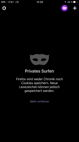 ... und enthält einen privaten Modus. (Bild: Mozilla - CC-BY-SA 3.0)