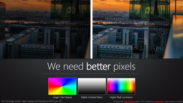 Präsentation zu HDR (Bild: AMD)