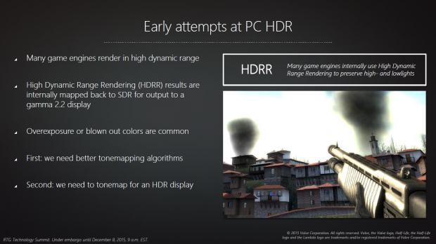 Präsentation zu HDR (Bild: AMD)
