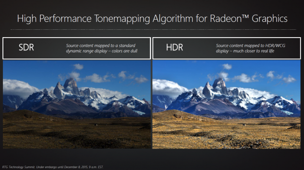 Präsentation zu HDR (Bild: AMD)