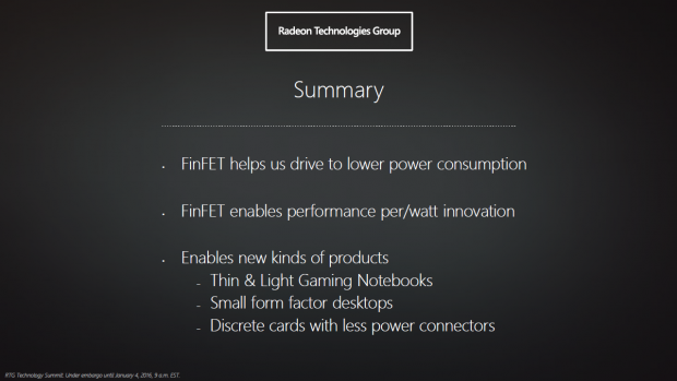 Präsentation zur Polaris-Architektur (Bild: AMD)