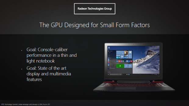 Präsentation zur Polaris-Architektur (Bild: AMD)