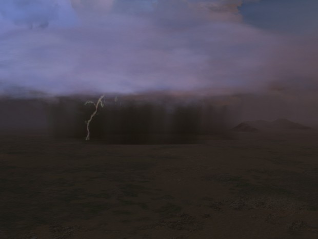 Blitz- und Donnerschlag werden mit der nächsten Version korrekt simuliert. (Screenshot: Flightgear.org)