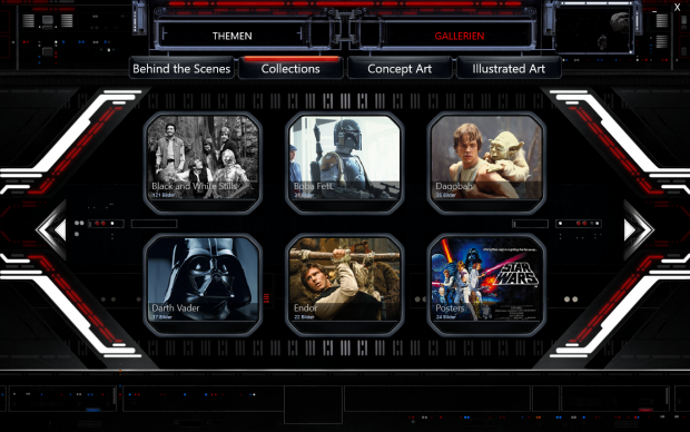 Das Command Center des HP Star Wars Notebook (Screenshot: Golem.de)