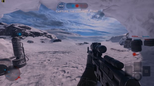 Battlefront läuft auf dem Star Wars Book in 1080p mit niedrigen Details. (Screenshot: Golem.de)