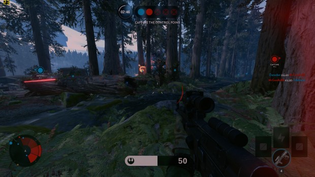 Endor läuft deutlich schlechter, ... (Screenshot: Golem.de)