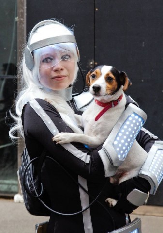 Lea Riesberg in ihrem Kostüm (Foto: René Bohne)