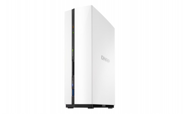 ... passt nur eine Festplatte. (Bild: Qnap)