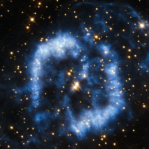 Bild eines sterbenden Sterns, aufgenommen vom Weltraumteleskop Hubble. (Bild: Esa/Hubble & Nasa, Serge Meunier)