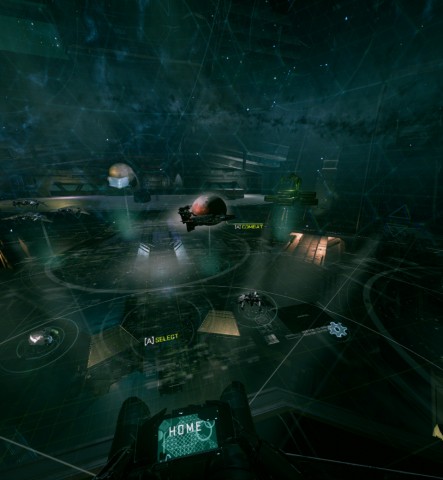 Eve Valkyrie Alpha (Screenshot: Marc Sauter/Golem.de)