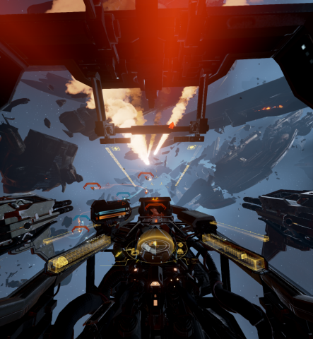 Eve Valkyrie Alpha (Screenshot: Marc Sauter/Golem.de)