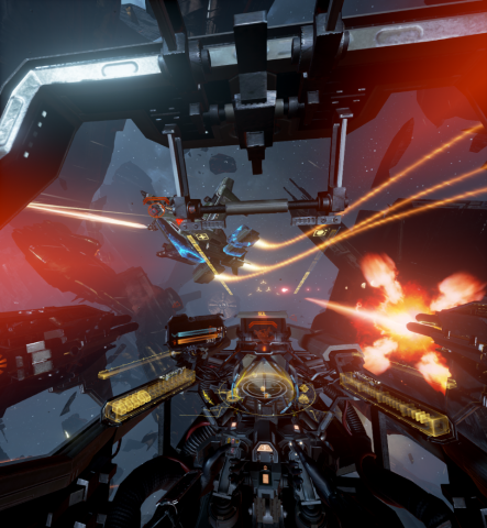 Eve Valkyrie Alpha (Screenshot: Marc Sauter/Golem.de)