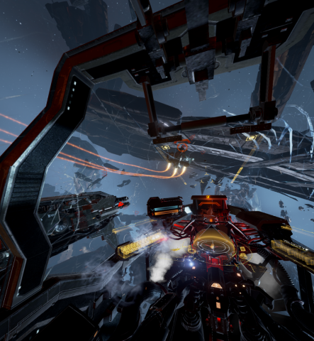 Eve Valkyrie Alpha (Screenshot: Marc Sauter/Golem.de)