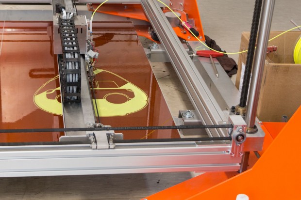 ... die Zahnriemen lagen frei. (Foto: Werner Pluta/Golem.de)