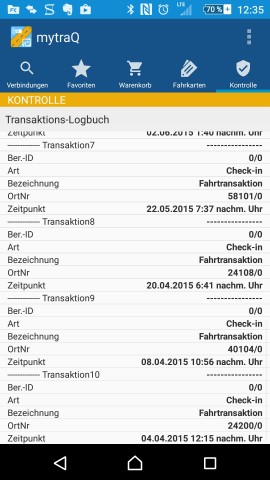 Screenshot der ausgelesenen Daten (Golem.de)