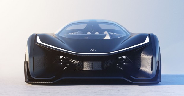 Durch die Karosserie des FF Zero 01 wird Luft geleitet - das kühlt die Akkus und verbessert die Aerodynamik. (Foto: Faraday Future)