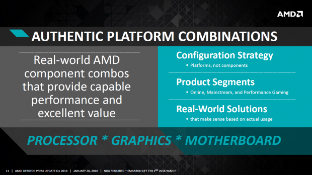 Präsentation zu neuen APUs, Athlons und CPU-Kühlern (Bild: AMD)