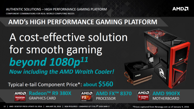 Präsentation zu neuen APUs, Athlons und CPU-Kühlern (Bild: AMD)