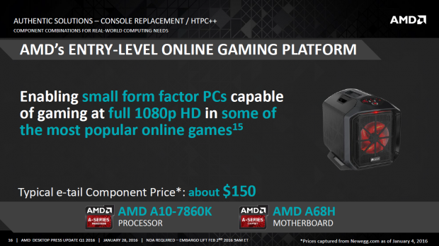 Präsentation zu neuen APUs, Athlons und CPU-Kühlern (Bild: AMD)