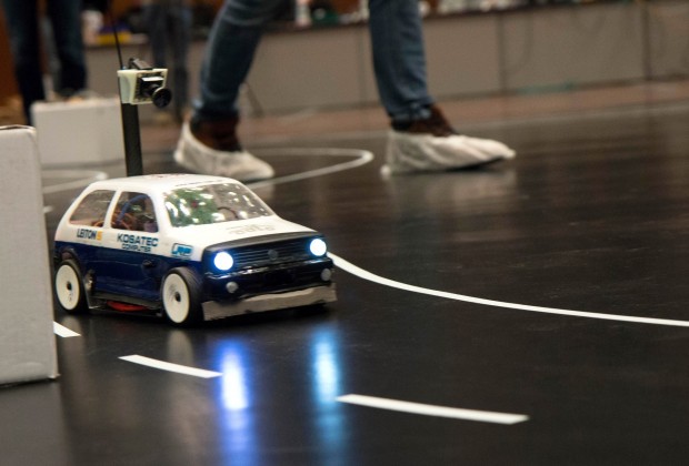 Das Siegermodell Carolinchen wich gekonnt allen Hindernissen aus.