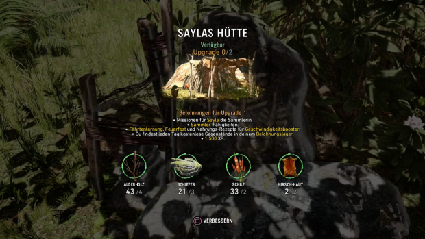 Unsere Siedlung bauen wir mit ausreichend Material auf Knopfdruck aus. (Screenshot: Golem.de)