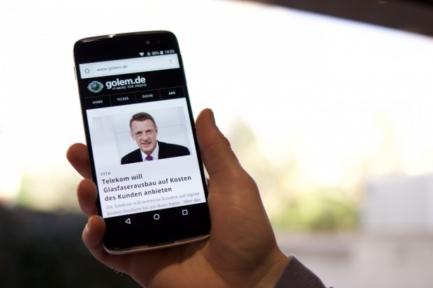 Alcatels Idol 4S (Foto: Michael Wieczorek/Golem.de)