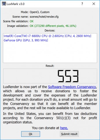 Surface Book mit Geforce 940M/GDDR5 (Screenshot: Golem.de)