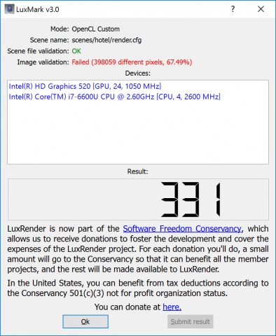Surface Book mit HD Graphics 520 (Screenshot: Golem.de)