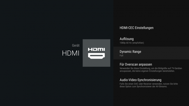 Nvidia Shield TV mit Marshmallow (Screenshot: Golem.de)