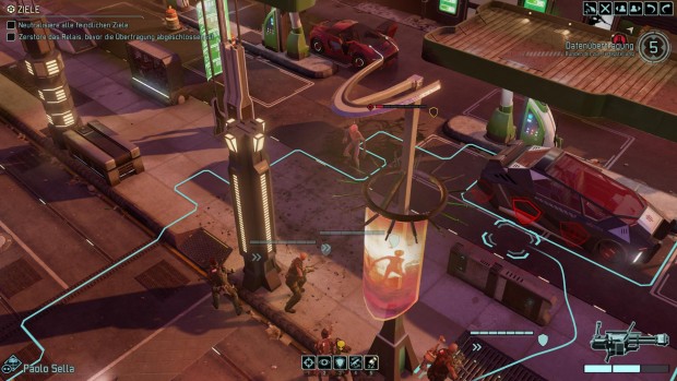 Wie im Vorgänger sind die Lauf-Reichweiten mit blauen und orangen Begrenzungen markiert. (Screenshot: Golem.de)