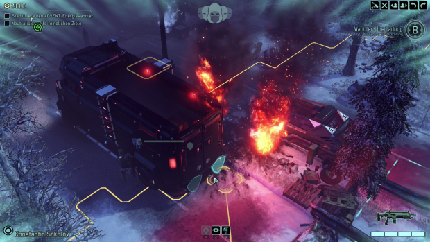 Solange wir noch keinen Feindkontakt hatten, besteht die Chance auf einen Überraschungsangriff. (Screenshot: Golem.de)