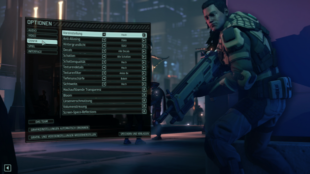 Die Grafikeinstellungen erlauben vielfältige Konfigurationsmöglichkeiten. (Screenshot: Golem.de)