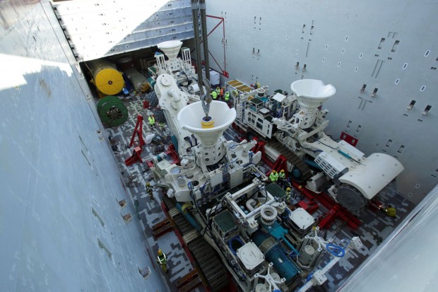 Für den Abbau der Schwarzen Raucher sollen schwere Unterwasserroboter eingesetzt werden. (Foto: Nautilus Minerals)