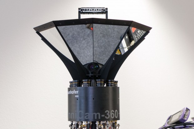 Die Bilder für das Kino werden mit der Omnicam 360 gefilmt. (Foto: Werner Pluta/Golem.de)