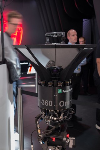 Sie nimmt 360-Grad-Videos auf, wie hier auf der IAA 2015. (Foto: Werner Pluta/Golem.de)