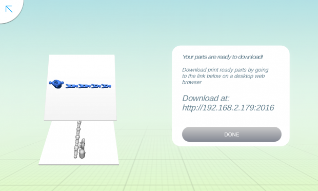 Der generierte Druckcode kann auf verschiedenen Wegen zum Drucker gelangen. (Bild: Alexander Merz)