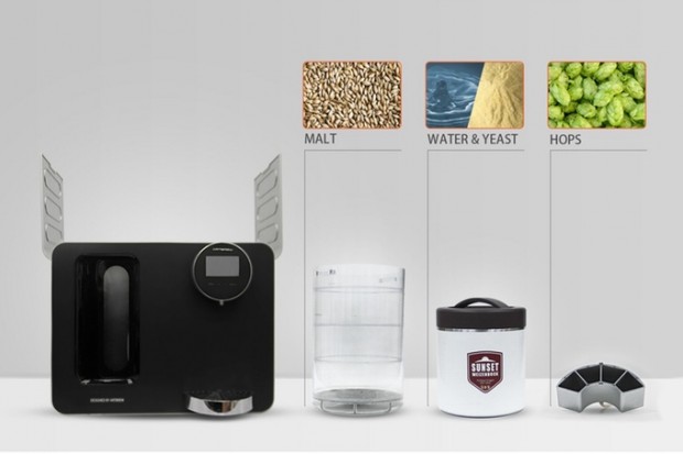 Artbrew und Bierzutaten (Bild: Comingsoon Tech)