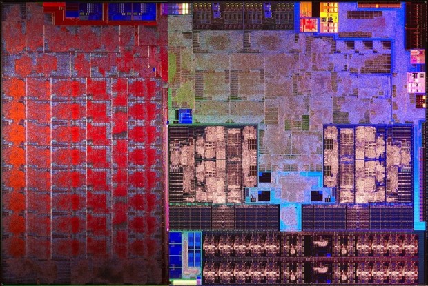 Der Athlon X4 845 basiert auf Carrizo, bis auf die CPU-Kerne sind aber fast alle IP-Bl&ouml;cke abgeschaltet. (Bild: AMD)