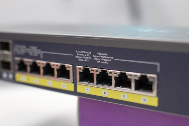 Die restlichen arbeiten nur mit 2,5 GbE oder langsamer. (Foto: Michael Wieczorek/Golem.de)