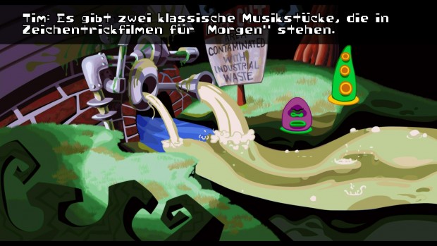 Auch für den Audiokommentar der Entwickler gibt es Untertitel - teils leider mit kleinen Fehlern. (Screenshot: Golem.de)