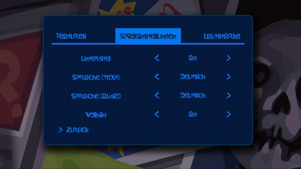 Sprachausgabe und Untertitel lassen sich frei wählen. (Screenshot: Golem.de)