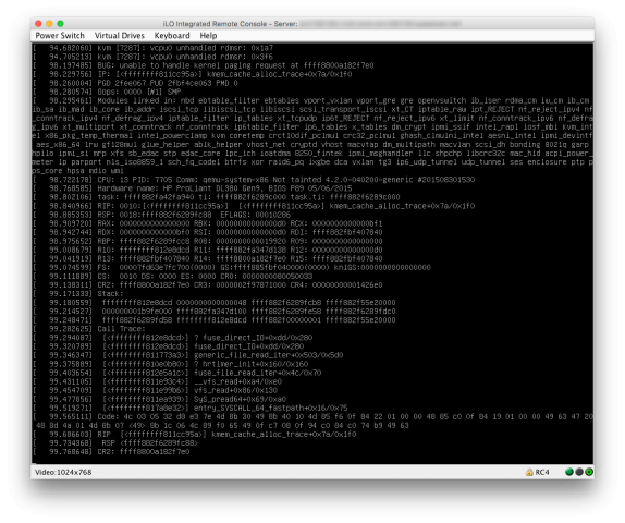 Während dieser Stack-Trace klare Rückschlüsse auf das Problem zulässt ... (Screenshot Martin Loschwitz)