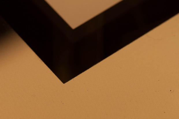 Hier im Detail zu sehen ist die "Verkabelung" einer OLED-Lampe, ... (Foto: Andreas Sebayang/Golem.de)