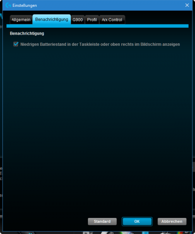 Logitech Gaming Software mit der G900 (Screenshot: Marc Sauter/Golem.de)