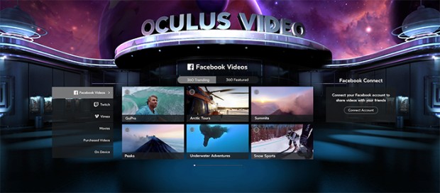 Facebook-Videos (Bild: Oculus VR)