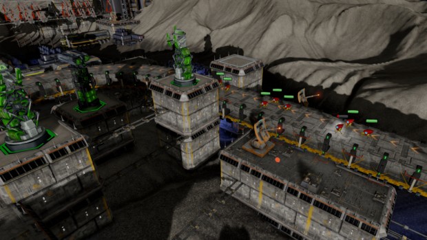 Defense Grid 2 Enhanced VR Edition auf dem prim&auml;ren Monitor (Screenshot: Golem.de)