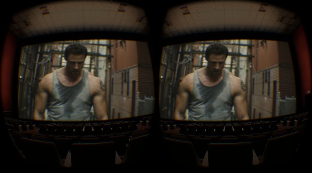 Oculus Cinema auf dem prim&auml;ren Monitor (Screenshot: Golem.de)